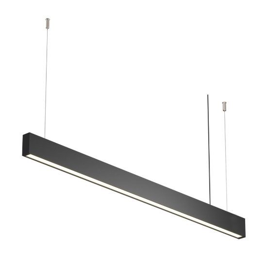 Maytoni basis lampadario per tavolo da pranzo nero led cct 2700k 6000k dimmerabile