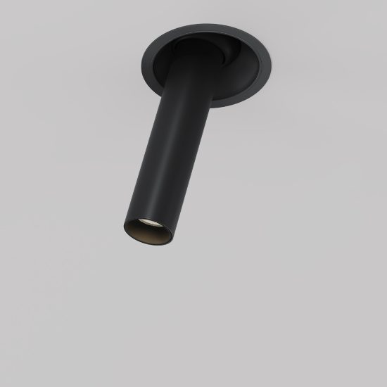 Faretto per cucina nero da incasso led 7w 3000k maytoni focus t