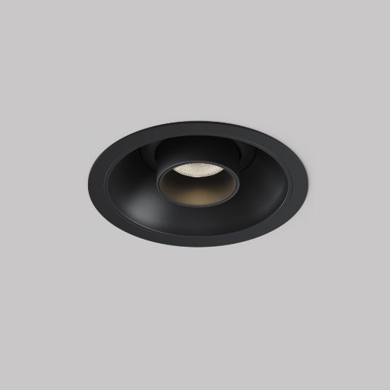 Faretto per cucina nero da incasso led 7w 3000k maytoni focus t