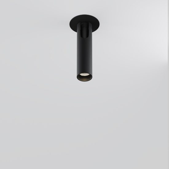 Faretto da incasso nero orientabile led 3000k maytoni focus t