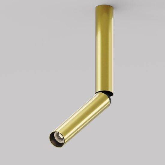 Maytoni focus t faretto da soffitto led 6w 3000k orientabile ottone