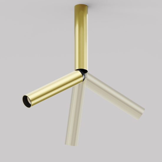 Maytoni focus t faretto da soffitto led 6w 3000k orientabile ottone