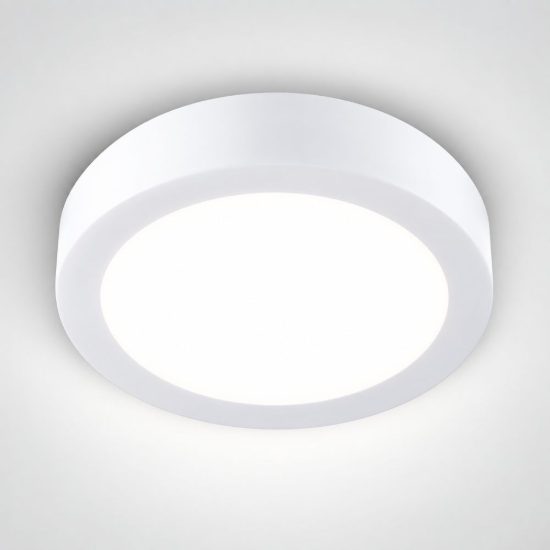 Fabas plafoniera per esterno bianca rotonda led 8w cct 2700k 3000k 4000k ip54