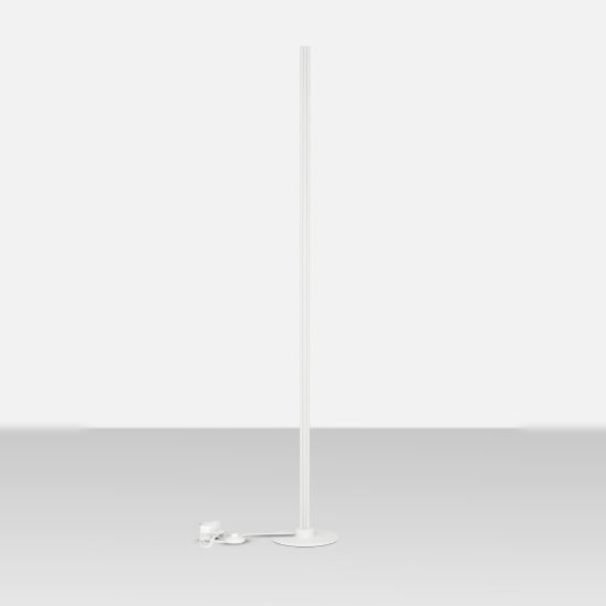 Lampada da pavimento led 40w per camera da letto moderna lineare bianca