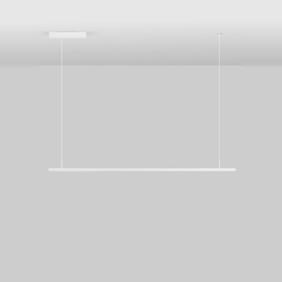 Lampadario a sospensione led 70w per cucina moderno lineare bianco