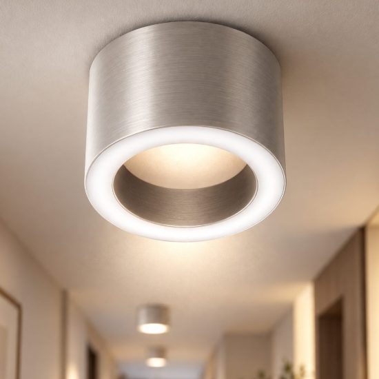 Fabas urbino faretto da soffitto per cucina canna di fucile led 7w cct 2700k 3000k 4000k