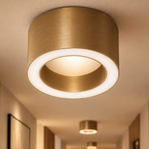 Faretto bronzo satinato per cucina da soffitto led 7w cct 2700k 3000k 4000k fabas urbino