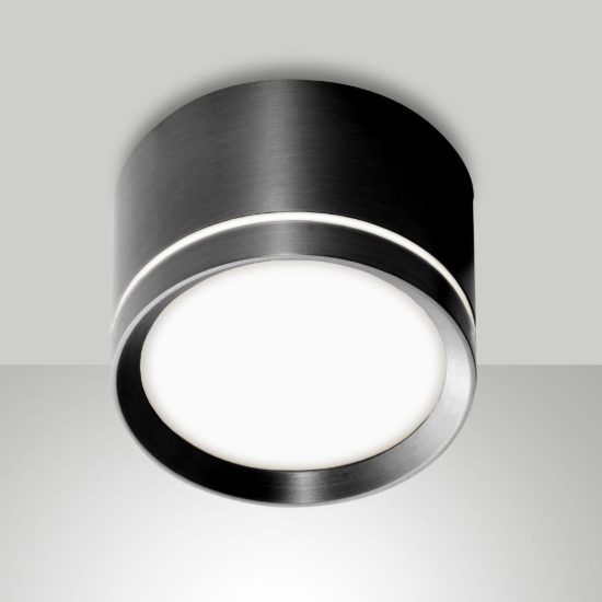 Fabas pesaro faretto per cucina nero da soffitto led 7w cct 2700k 3000k 4000k