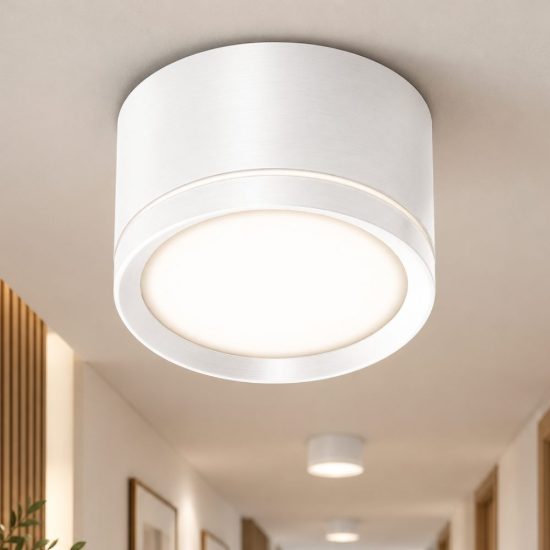 Fabas pesaro faretto da soffitto bianco per cucina led 7w cct 2700k 3000k 4000k