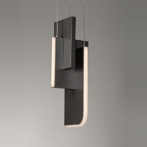Lampada moderna a sospensione per cucina grigio argento led 11w 3000k dimmerabile