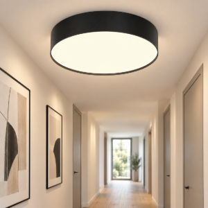 Zon maytoni plafoniera per interni nero led 3000k 30cm