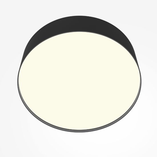 Zon maytoni plafoniera per interni nero led 3000k 30cm