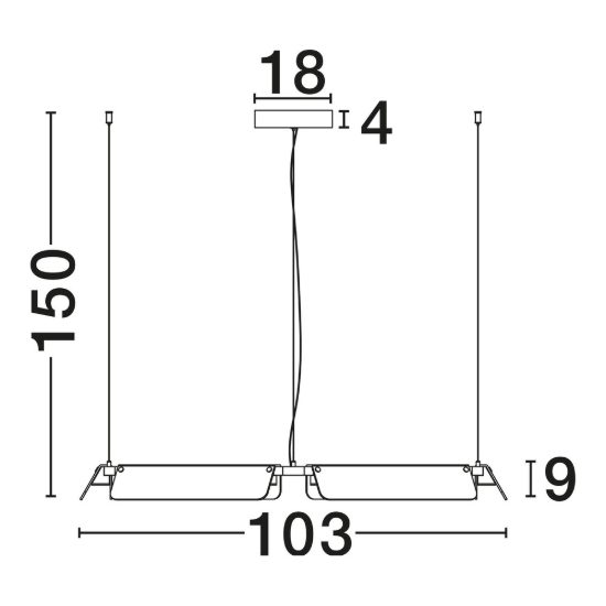 Lampadario a sospensione nero oro e grigio per soggiorno led 61w 3000k dimmerabile