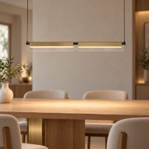 Lampadario a sospensione nero oro e grigio per soggiorno led 20w 3000k dimmerabile