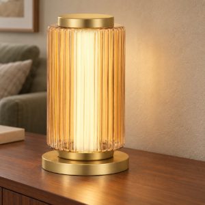 Lampada da tavolo  oro led 10w 3000k dimmerabile