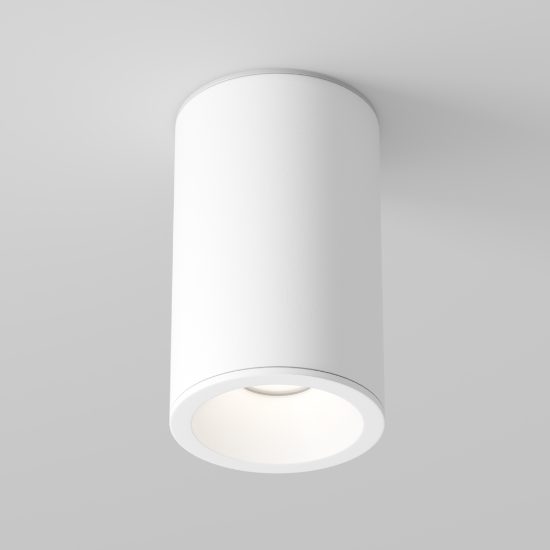 Zoom maytoni faretto da soffitto per bagno ip54 cilindrico bianco