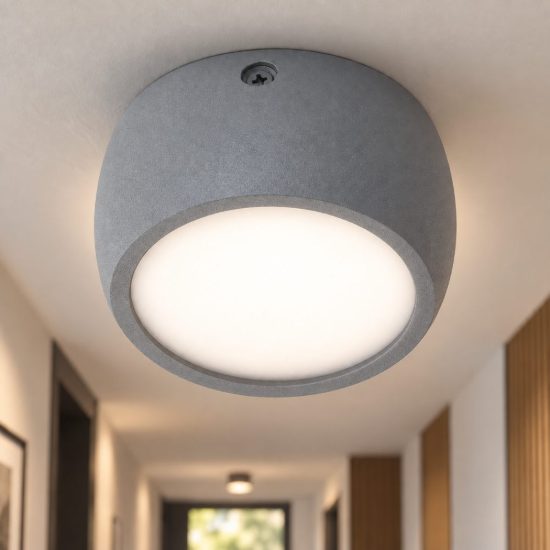 Fabas luce vasto faretto antracite per cucina da soffitto led 7w cct 2700k 3000k 4000k