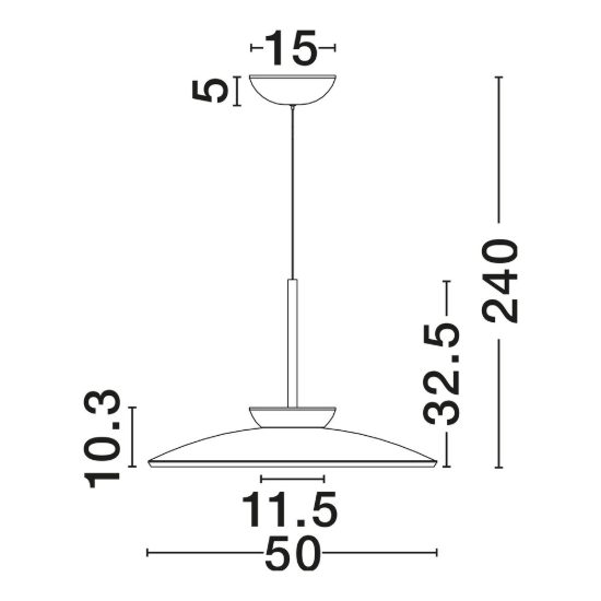 Lampadario a sospensione led 21w 3000k dimmerabile per cucina marrone scuro e nichel foggy