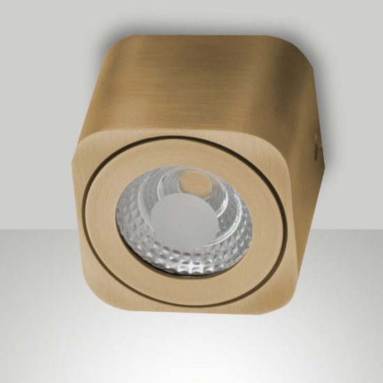 Fabas luce palmi faretto bronzo satinato per cucina da soffitto led 6w cct 2700k 4000k
