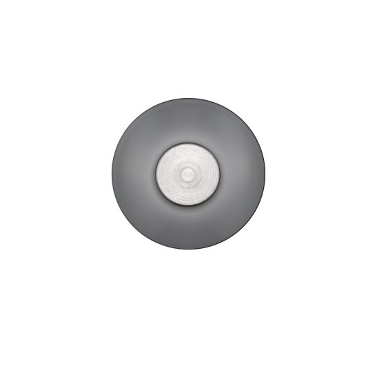 Applique per soggiorno fume e nichel foggy led 7w 3000k dimmerabile