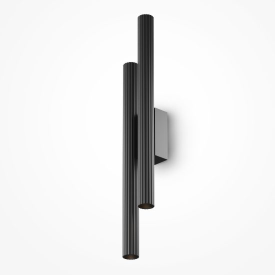 Maytoni calipso applique design moderno nera led 24w 2700k