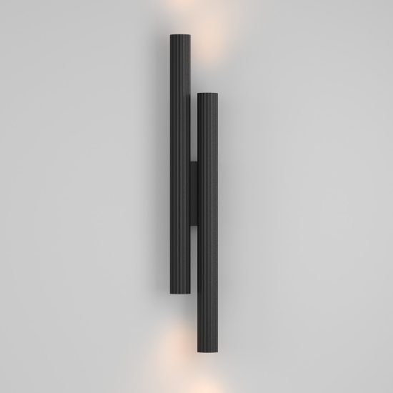 Maytoni calipso applique design moderno nera led 24w 2700k