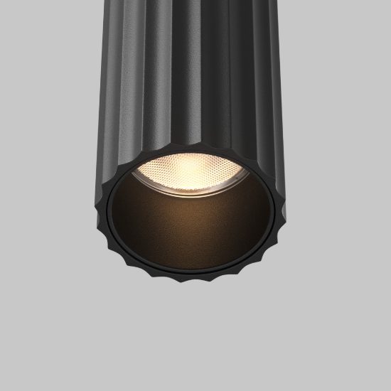 Maytoni calipso applique design moderno nera led 24w 2700k