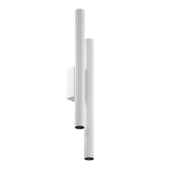 Applique moderna led 24w 2700k 8cm bianco maytoni calipso