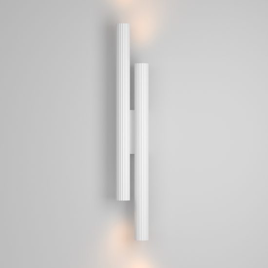 Applique moderna led 24w 2700k 8cm bianco maytoni calipso