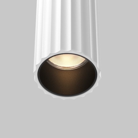 Applique moderna led 24w 2700k 8cm bianco maytoni calipso