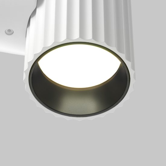Maytoni calipso applique da parete 10cm per soggiorno moderno bianco