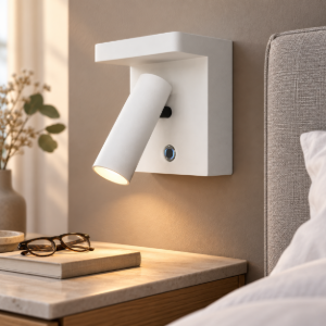 Applique per comodino led 2700k dimmerabile bianca maytoni aron