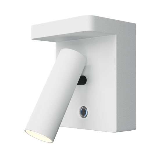 Applique per comodino led 2700k dimmerabile bianca maytoni aron