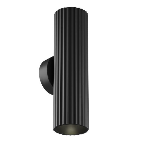 Maytoni calipso applique da parete moderna nero 20cm