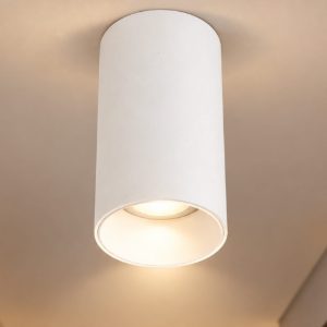 Fabas faretto da soffitto ray cilindro bianco led 15w 3000k