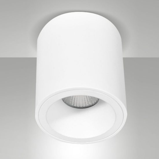 Fabas faretto da soffitto guamo cilindro bianco
