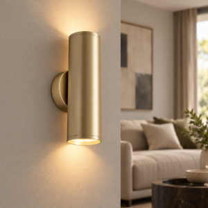 Maytoni focus s applique da parete per interni da letto oro opaco