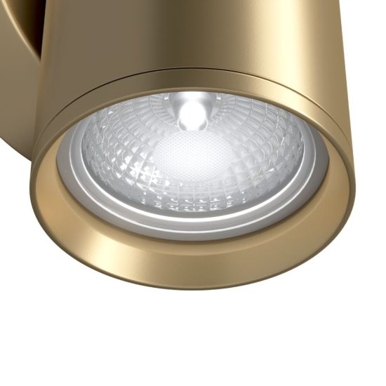Applique da parete cilindrica oro opaco maytoni focus s