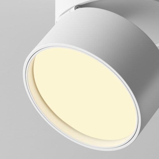 Maytoni onda faretto da soffitto led 12w 2700k orientabile bianco