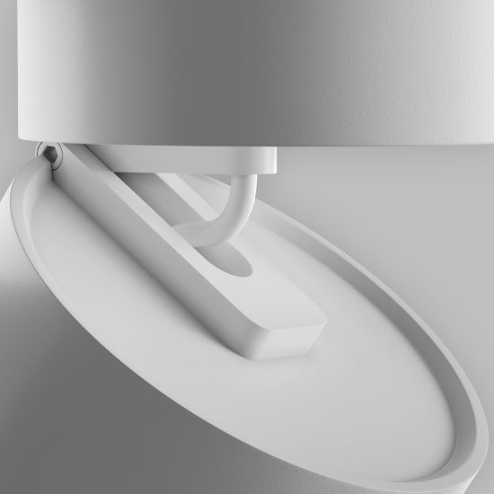 Maytoni onda faretto da soffitto led 12w 2700k orientabile bianco