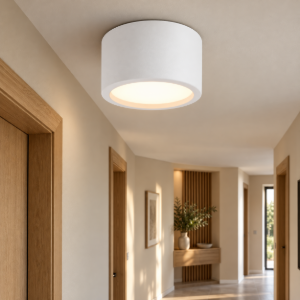 Faretto da esterno soffitto led 3000k ip44 moderno bianco maytoni hydra