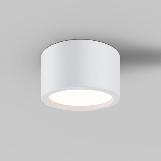 Faretto da esterno soffitto led 3000k ip44 moderno bianco maytoni hydra