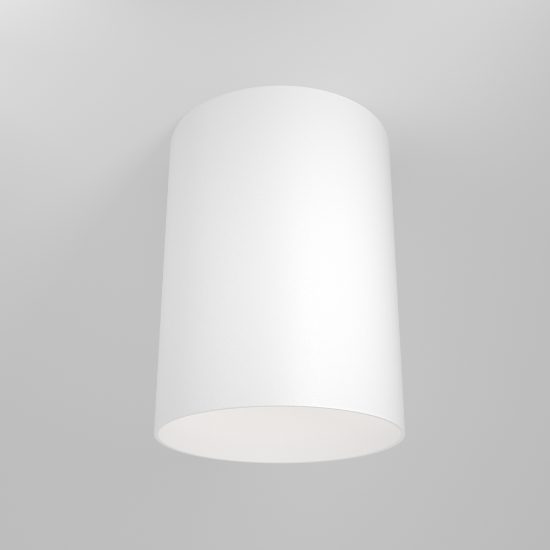 Slim maytoni faretto da soffitto gu10 per cucina moderno cilindro bianco