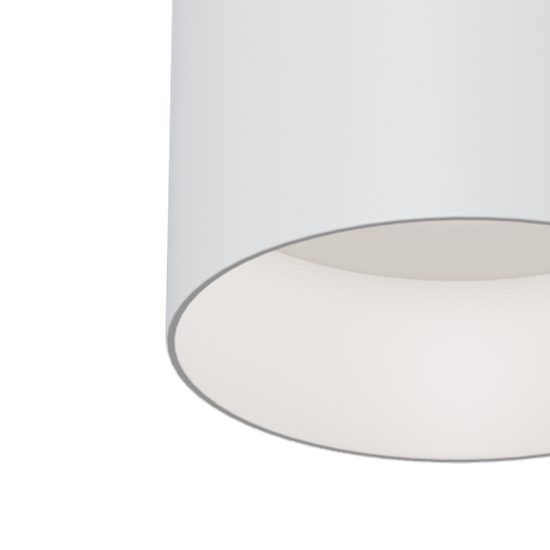 Slim maytoni faretto da soffitto gu10 per cucina moderno cilindro bianco