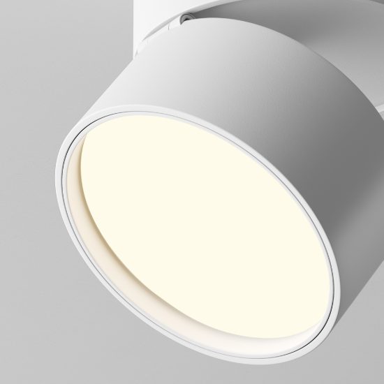 Maytoni onda faretto da soffitto led 12w 3000k orientabile per cucina bianco