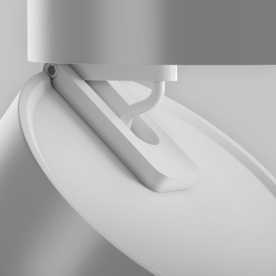 Faretto da soffitto led 18w 3000k orientabile bianco maytoni onda