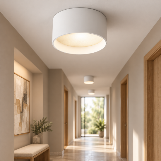 Maytoni vega faretto da soffitto led 12w 3000k per cucina moderno bianco