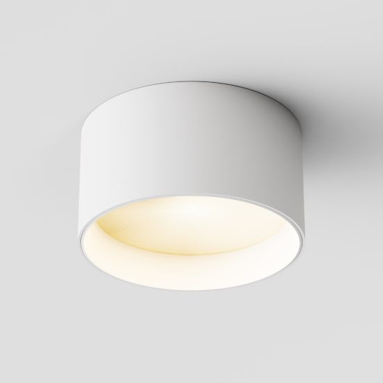 Maytoni vega faretto da soffitto led 12w 3000k per cucina moderno bianco