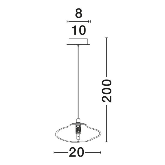 Lampada design moderna a sospensione oro ottone vetro
