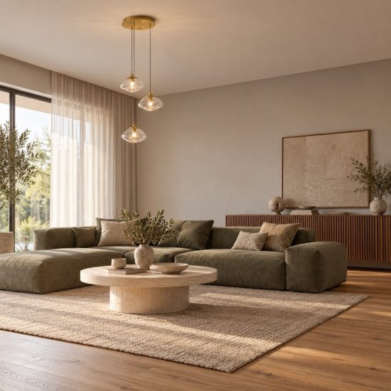 Lampadario 3 luci per cucina moderno a sospensione su rosone tondo oro ottone vetro
